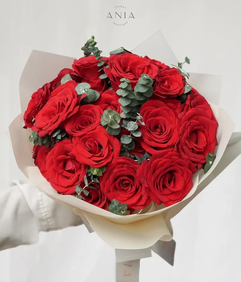 Karangan bunga untuk hari kasih sayang